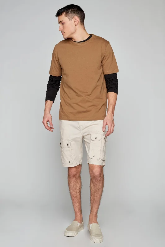 Men's Cargo Jeans with Multiple Pockets for a Practical and Outdoor - Friendly LookMen's Snap Cargo Poplin Short - Sand Men's Cargo Jeans with Multiple Pockets for a Practical and Outdoor - Friendly LookMen's Snap Cargo Poplin Short - Sand