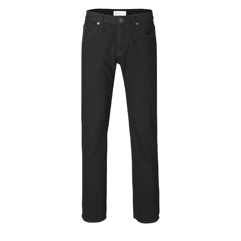 Men's Slim Fit Stretch Jeans in Dark Wash for a Modern and Comfortable LookMens Straight Jeans - Black One Wash Men's Slim Fit Stretch Jeans in Dark Wash for a Modern and Comfortable LookMens Straight Jeans - Black One Wash