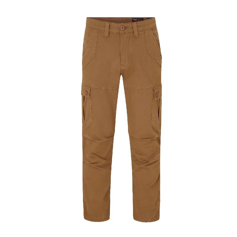 Plus Size Men's Straight Leg Jeans with Reinforced Knees for DurabilityOxford premium comfort stretch cargo in Dark Tan Plus Size Men's Straight Leg Jeans with Reinforced Knees for DurabilityOxford premium comfort stretch cargo in Dark Tan