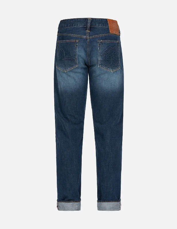 Men's Slim Fit Stretch Jeans in Dark Wash for a Modern and Comfortable LookSeagull and Kamon Embossed Carrot Fit Jeans #2017 Men's Slim Fit Stretch Jeans in Dark Wash for a Modern and Comfortable LookSeagull and Kamon Embossed Carrot Fit Jeans #2017