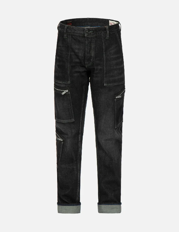 Men's Straight Leg Raw Denim Jeans for a Minimalist and Durable OptionSeagull Embroidery Multi-pocket Carrot Fit Jeans #2017 Men's Straight Leg Raw Denim Jeans for a Minimalist and Durable OptionSeagull Embroidery Multi-pocket Carrot Fit Jeans #2017
