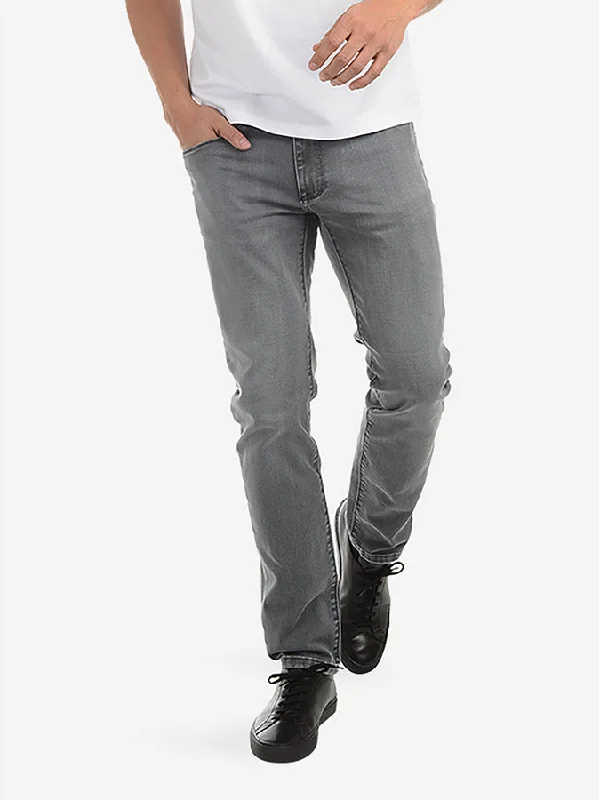Men's Jeans with a Zip - Off Lower Leg for Convertible StyleSlim Stone Jeans