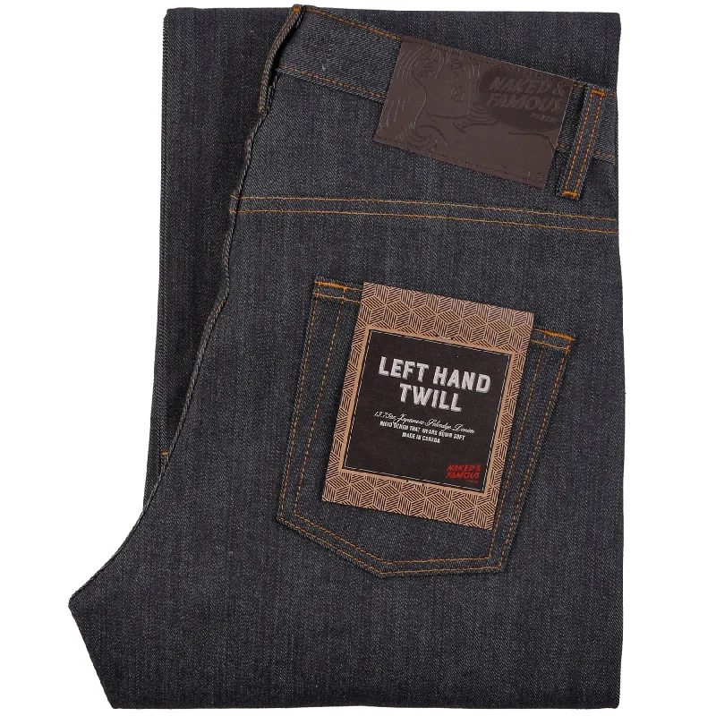 Men's Jeans with a Frayed Hem for a Casual and Effortless StyleStrong Guy - Left Hand Twill Selvedge Men's Jeans with a Frayed Hem for a Casual and Effortless StyleStrong Guy - Left Hand Twill Selvedge