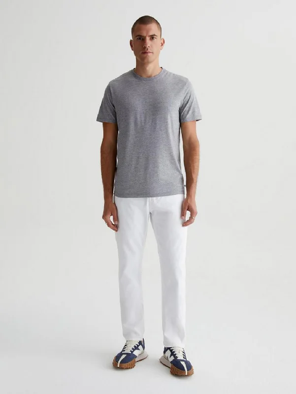 Men's High - Waisted Jeans in a Medium Wash for a Vintage - Style RevivalTellis Modern Slim Jean - White