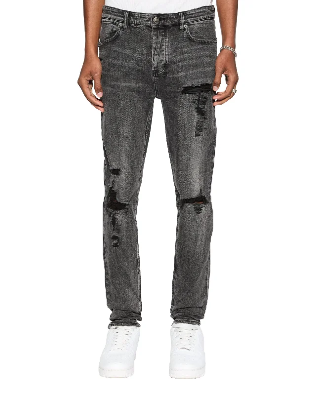 Men's Jeans with a Frayed Hem for a Casual and Effortless StyleVAN WINKLE ANGST TRASHED