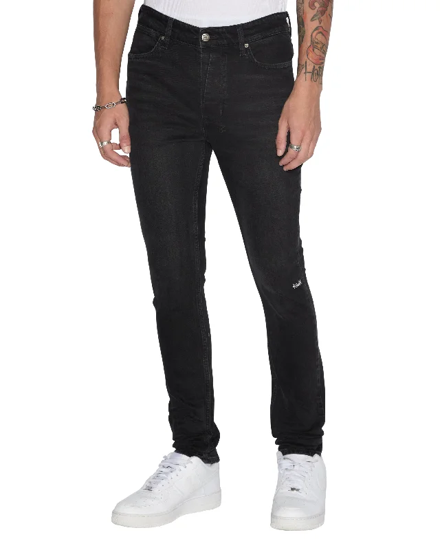Men's Jeans with a Zip - Off Lower Leg for Convertible StyleVAN WINKLE ARTIST BLACK
