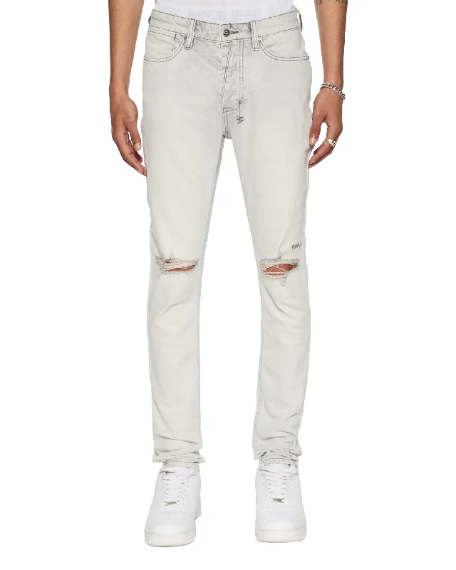 Plus Size Men's Relaxed Fit Jeans with a Tapered Leg for a Laid - Back VibeVAN WINKLE WHITE SNOW Plus Size Men's Relaxed Fit Jeans with a Tapered Leg for a Laid - Back VibeVAN WINKLE WHITE SNOW