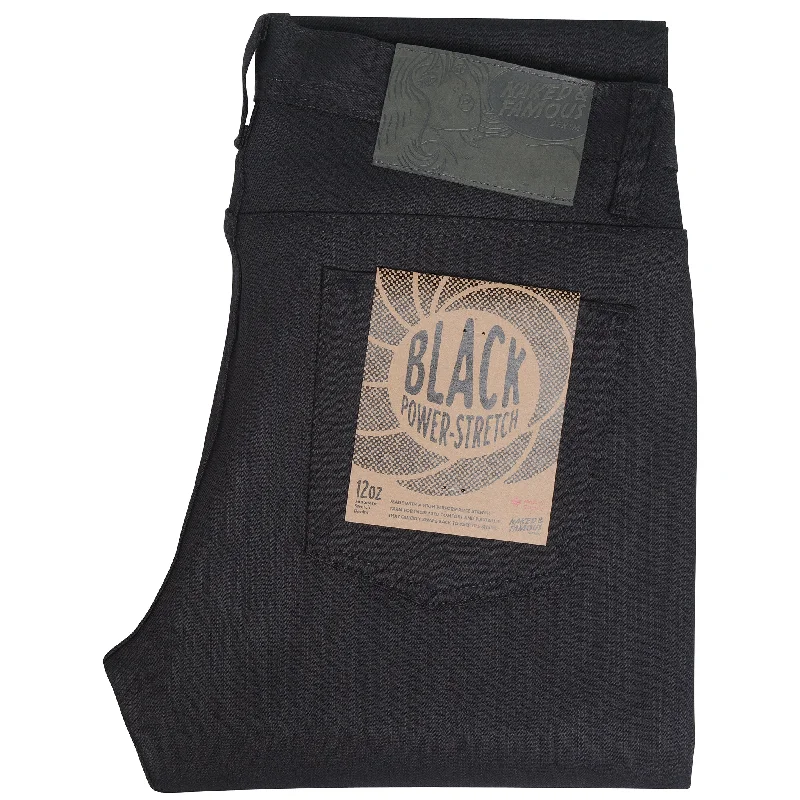 Men's Jeans with a Hidden Coin Pocket for Added ConvenienceWeird Guy - Black Power Stretch Men's Jeans with a Hidden Coin Pocket for Added ConvenienceWeird Guy - Black Power Stretch