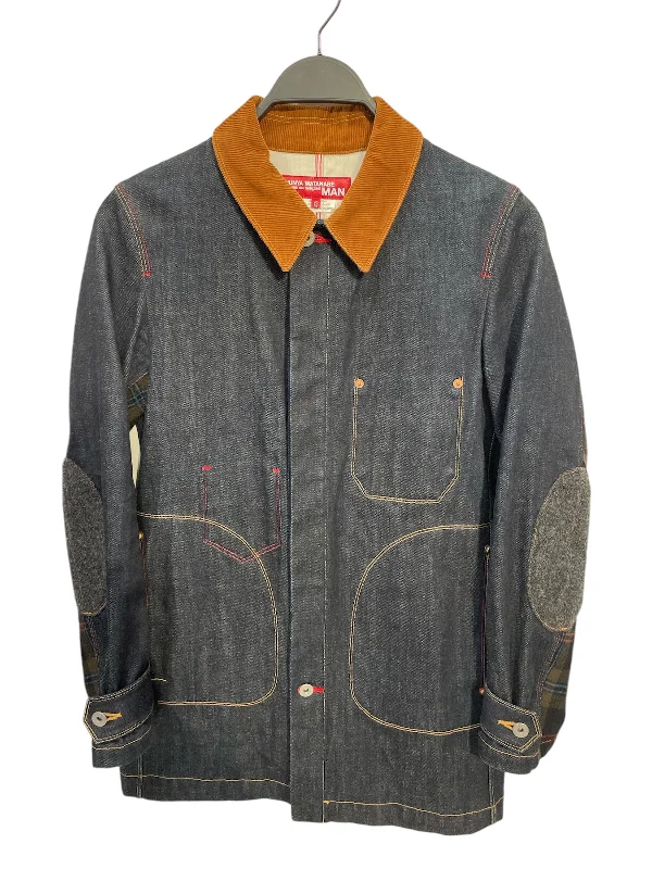 Fleece - lined men jackets for cold - weather commutingJUNYA WATANABE COMME des GARCONS MAN/Coverall/XS/Indigo/Denim/WJ-C201 Fleece - lined men jackets for cold - weather commutingJUNYA WATANABE COMME des GARCONS MAN/Coverall/XS/Indigo/Denim/WJ-C201