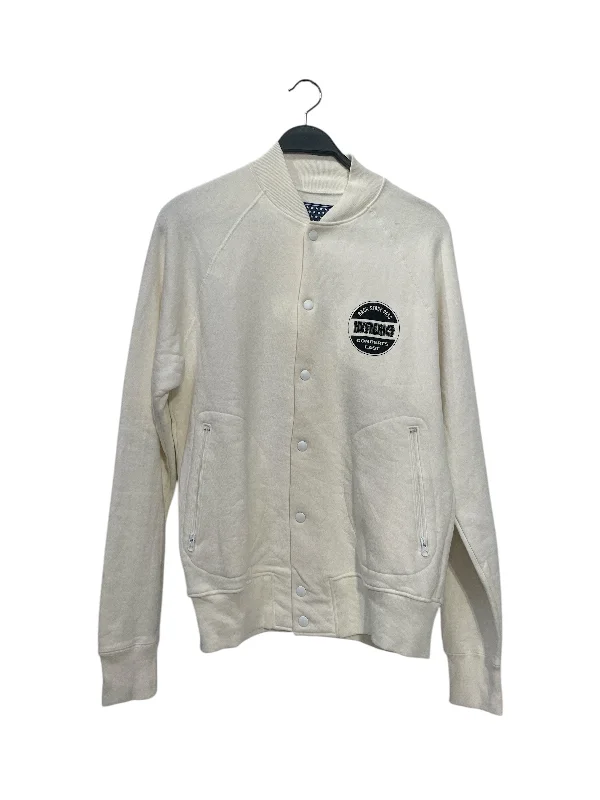 Men jackets with a media - friendly pocket for easy access to gadgetsHYSTERIC GLAMOUR/Blouson/FREE/White/Cotton/2CJ-2020 Men jackets with a media - friendly pocket for easy access to gadgetsHYSTERIC GLAMOUR/Blouson/FREE/White/Cotton/2CJ-2020