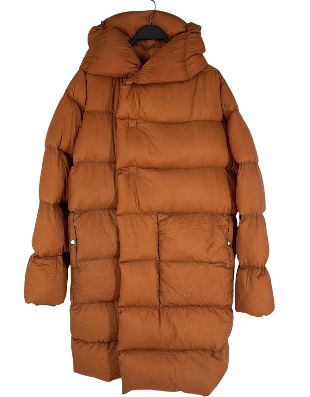 Men jackets with a media - friendly pocket for easy access to gadgetsRick Owens/Puffer Jkt/4/Nylon/ORN/LONG PUFFER COAT Men jackets with a media - friendly pocket for easy access to gadgetsRick Owens/Puffer Jkt/4/Nylon/ORN/LONG PUFFER COAT