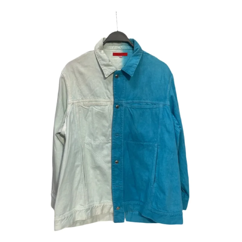 Men jackets with a zip - off sleeves to convert to a vestECKHAUS LATTA/Denim Jkt/S/Cotton/BLU/ Men jackets with a zip - off sleeves to convert to a vestECKHAUS LATTA/Denim Jkt/S/Cotton/BLU/