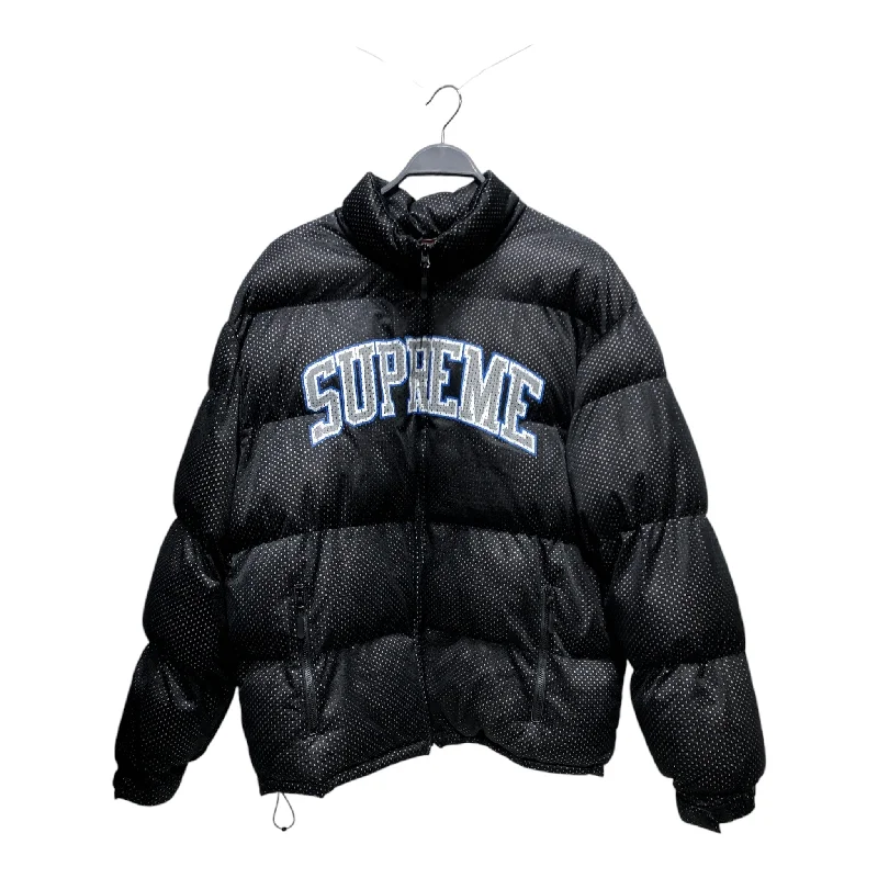 Waterproof men jackets with taped seams for heavy rain protectionSupreme/Puffer Jkt/L/BLK/Graphic/mesh jersey puffer #94 Waterproof men jackets with taped seams for heavy rain protectionSupreme/Puffer Jkt/L/BLK/Graphic/mesh jersey puffer #94