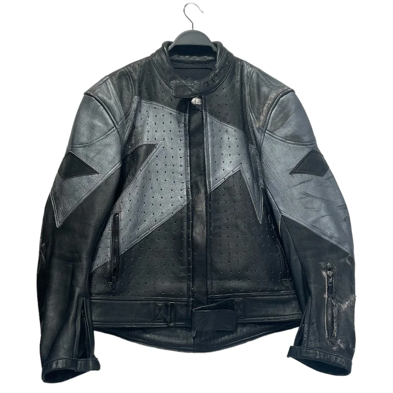 Plus - size men jackets with adjustable drawstrings for a comfortable fitTEKNIC/Flight Jkt/44/Nylon/BLK/All Over Print/MOTORCYCLE JACKET Plus - size men jackets with adjustable drawstrings for a comfortable fitTEKNIC/Flight Jkt/44/Nylon/BLK/All Over Print/MOTORCYCLE JACKET
