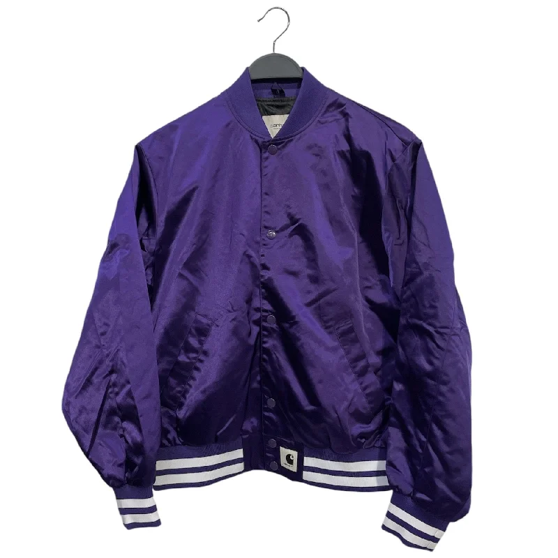 Down - filled men jackets in bright colors for winter fashionCarhartt/Blouson/S/Nylon/PPL/Graphic/89 WIP Down - filled men jackets in bright colors for winter fashionCarhartt/Blouson/S/Nylon/PPL/Graphic/89 WIP