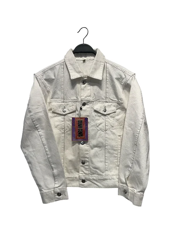 Tailored men jackets to pair with formal trousers for business meetingsCorteiz/Denim Jkt/XS/Denim/WHT/ Tailored men jackets to pair with formal trousers for business meetingsCorteiz/Denim Jkt/XS/Denim/WHT/