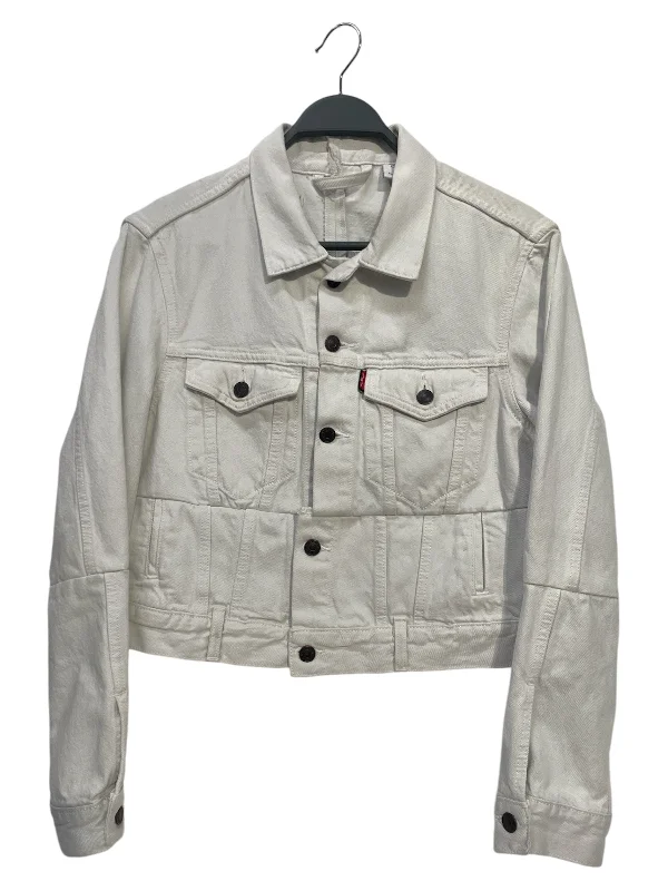 Stretch - fabric men jackets for unrestricted movement during workoutsVETEMENTS/Levi's/Denim Jkt/M/Denim/WHT/cut and sew Stretch - fabric men jackets for unrestricted movement during workoutsVETEMENTS/Levi's/Denim Jkt/M/Denim/WHT/cut and sew