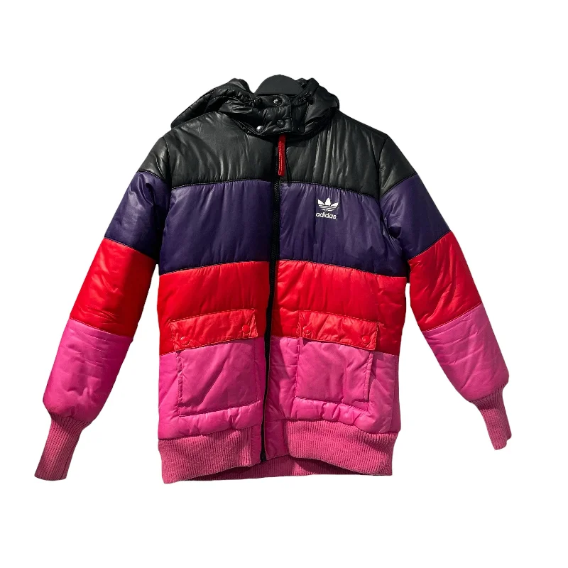Windbreaker men jackets with UV protection for outdoor activitiesadidas/Puffer Jkt/LG/Polyester/MLT/adidas blk pur red pnk puffer Windbreaker men jackets with UV protection for outdoor activitiesadidas/Puffer Jkt/LG/Polyester/MLT/adidas blk pur red pnk puffer