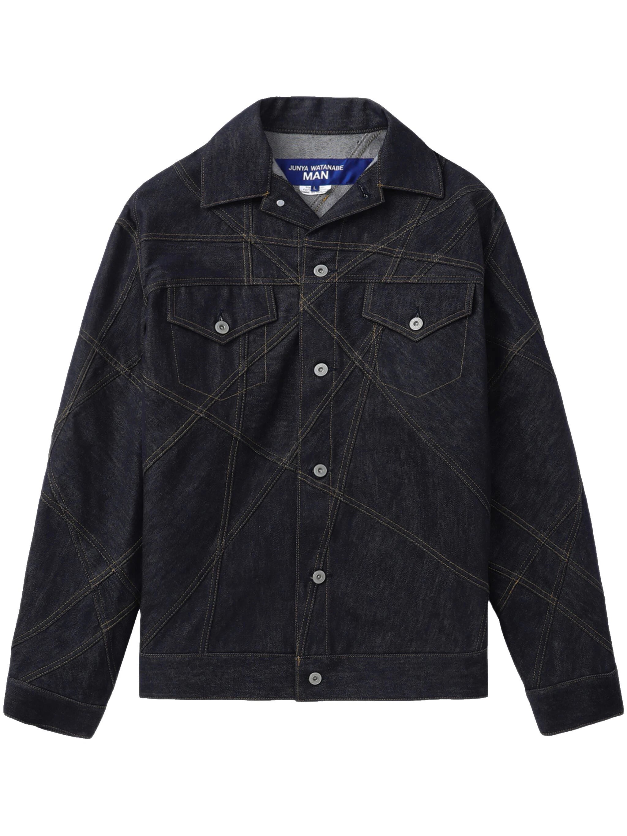 Corduroy men jackets in earthy tones for a rustic charmContrast-Stitching Denim Jacket Corduroy men jackets in earthy tones for a rustic charmContrast-Stitching Denim Jacket