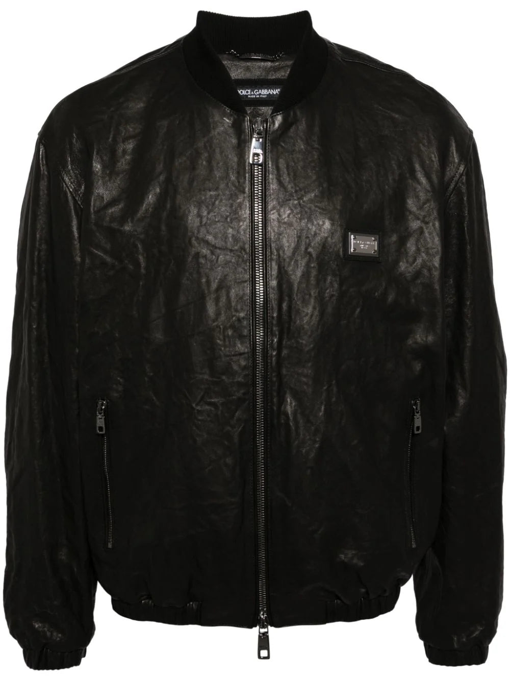 Checkered men jackets in a plaid pattern for a preppy appearanceCrinkled Leather Bomber Jacket Checkered men jackets in a plaid pattern for a preppy appearanceCrinkled Leather Bomber Jacket