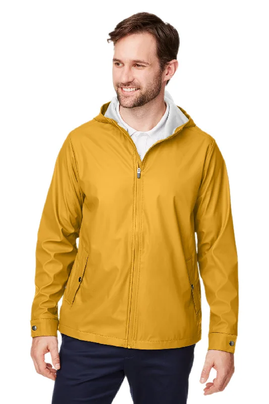 Performance - driven men jackets with breathable fabric for sportsDevon & Jones Mens New Classics Prescott Water Resistant Full Zip Hooded Rain Jacket - Prescott Yellow Performance - driven men jackets with breathable fabric for sportsDevon & Jones Mens New Classics Prescott Water Resistant Full Zip Hooded Rain Jacket - Prescott Yellow