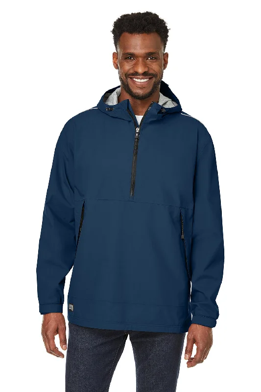 Corduroy men jackets in earthy tones for a rustic charmDri Duck Mens Challenger Stain Resistant 1/4 Zip Hooded Anorak Jacket - Deep Blue Corduroy men jackets in earthy tones for a rustic charmDri Duck Mens Challenger Stain Resistant 1/4 Zip Hooded Anorak Jacket - Deep Blue