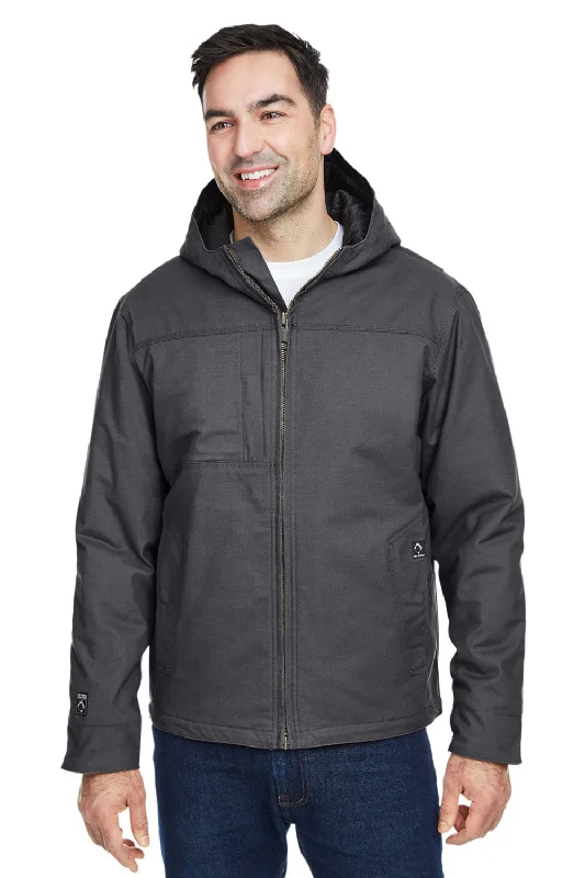 Embroidered men jackets with intricate floral designs for a unique aestheticDri Duck Mens Yukon Flex Stretch Water Resistant Canvas Full Zip Hooded Jacket - Charcoal Grey Embroidered men jackets with intricate floral designs for a unique aestheticDri Duck Mens Yukon Flex Stretch Water Resistant Canvas Full Zip Hooded Jacket - Charcoal Grey