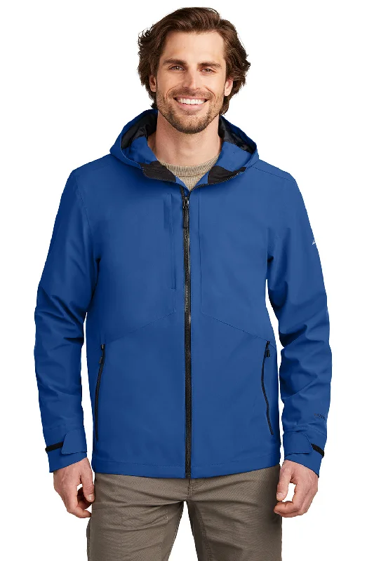 Lightweight men jackets made from recycled nylon for eco - friendly travelEddie Bauer Mens WeatherEdge Plus Waterproof Full Zip Hooded Jacket - Cobalt Blue Lightweight men jackets made from recycled nylon for eco - friendly travelEddie Bauer Mens WeatherEdge Plus Waterproof Full Zip Hooded Jacket - Cobalt Blue