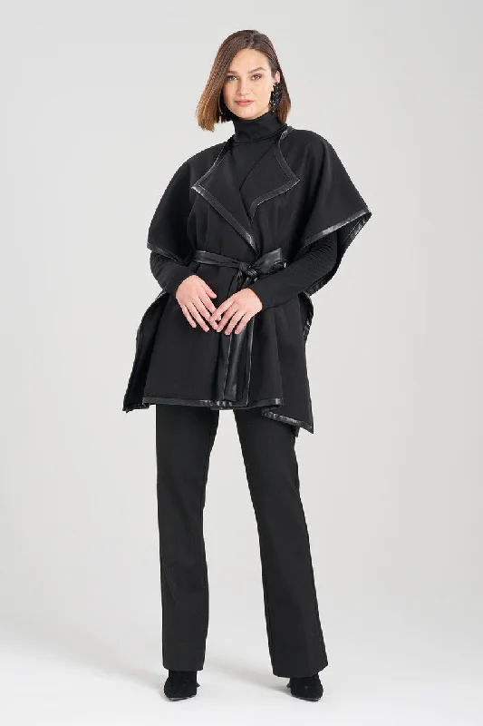Embroidered men jackets with intricate floral designs for a unique aestheticFelt Belted Poncho Embroidered men jackets with intricate floral designs for a unique aestheticFelt Belted Poncho