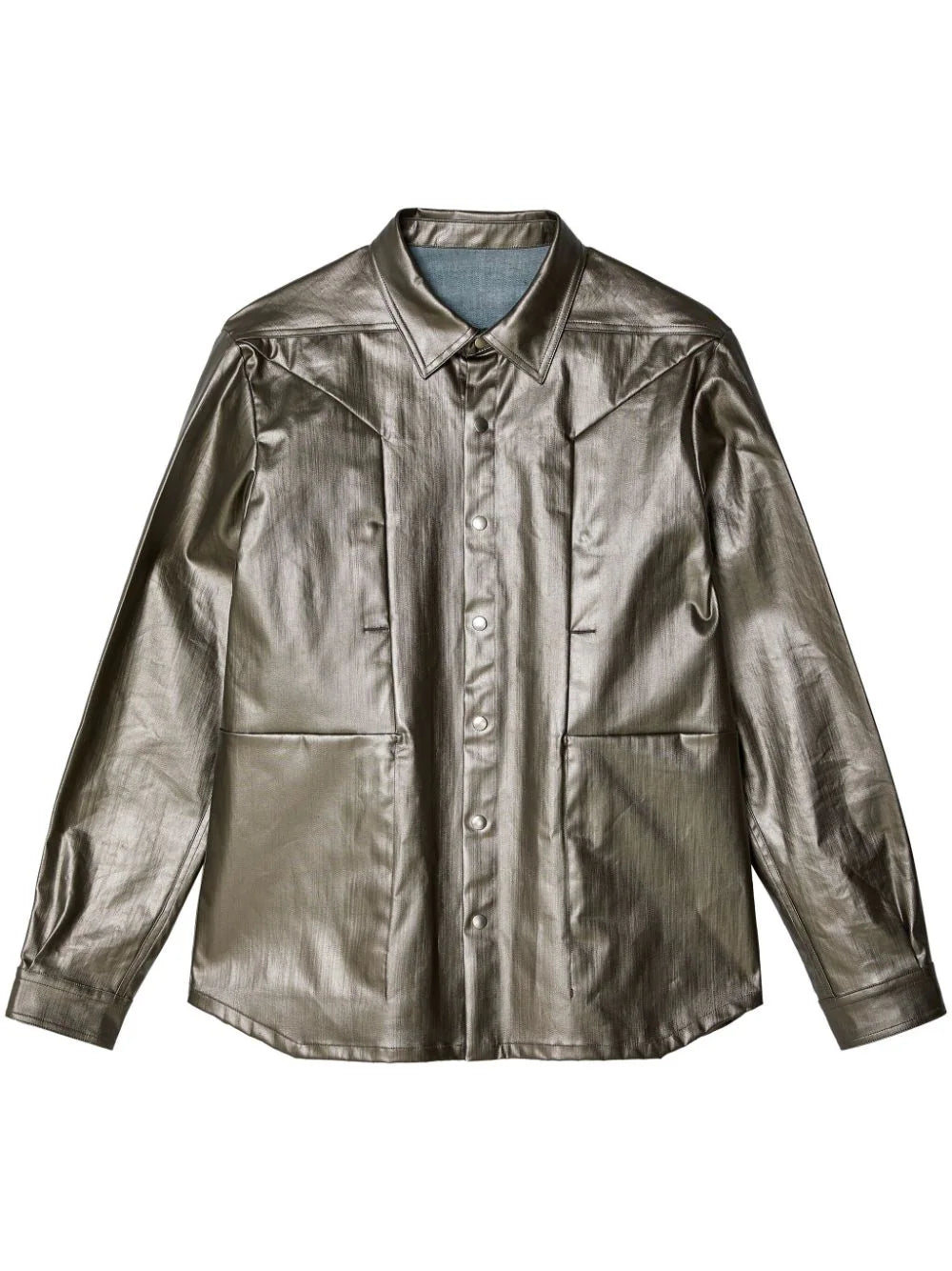Plus - size men jackets with adjustable drawstrings for a comfortable fitFogpocket High-Shine Shirt Jacket Plus - size men jackets with adjustable drawstrings for a comfortable fitFogpocket High-Shine Shirt Jacket