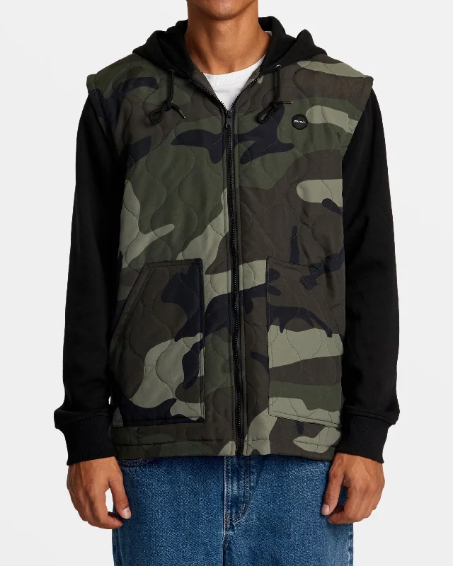 Windbreaker men jackets with UV protection for outdoor activitiesGrant Hooded Puffer Jacket - Camo Windbreaker men jackets with UV protection for outdoor activitiesGrant Hooded Puffer Jacket - Camo