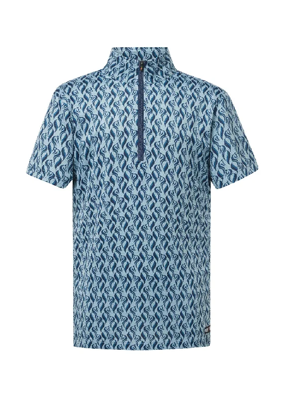 Men jackets with a media - friendly pocket for easy access to gadgetsKids Summer Ride Ice Fil Short Sleeve Equestrian Shirt - Print Men jackets with a media - friendly pocket for easy access to gadgetsKids Summer Ride Ice Fil Short Sleeve Equestrian Shirt - Print