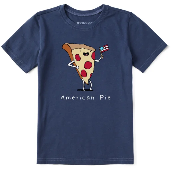 Waterproof men jackets with taped seams for heavy rain protectionKids' American Pizza Pie Short-Sleeve Crusher Tee - Darkest Blue Waterproof men jackets with taped seams for heavy rain protectionKids' American Pizza Pie Short-Sleeve Crusher Tee - Darkest Blue