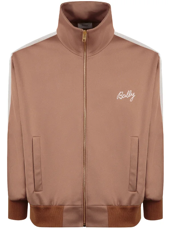 Windbreaker men jackets with UV protection for outdoor activitiesLogo-Embroidered Bomber Jacket Windbreaker men jackets with UV protection for outdoor activitiesLogo-Embroidered Bomber Jacket