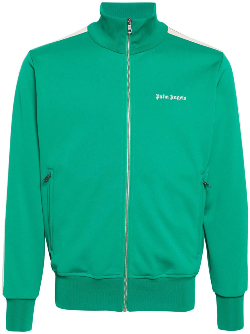 Men jackets with a built - in hood that can be stowed away when not in useLogo-Embroidered Track Jacket Men jackets with a built - in hood that can be stowed away when not in useLogo-Embroidered Track Jacket