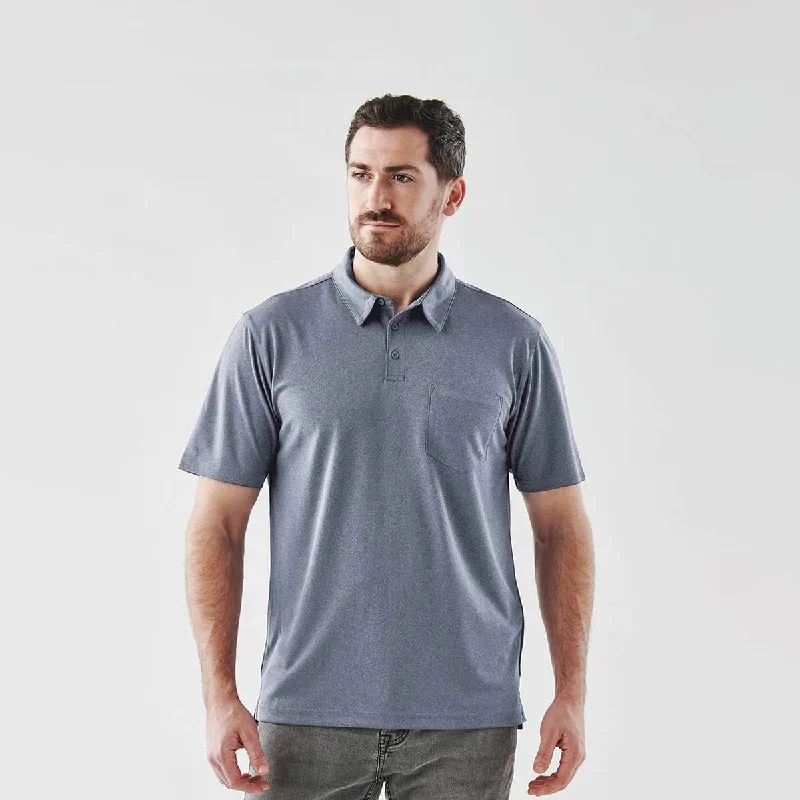 Denim men jackets with embroidered patches for a personalized touchMen's Dockyard Performance Short Sleeve Polo - VLX-1 Denim men jackets with embroidered patches for a personalized touchMen's Dockyard Performance Short Sleeve Polo - VLX-1