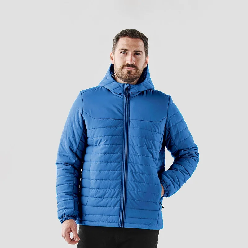 Stretch - fabric men jackets for unrestricted movement during workoutsMen's Nautilus Quilted Hoody - QXH-1 Stretch - fabric men jackets for unrestricted movement during workoutsMen's Nautilus Quilted Hoody - QXH-1
