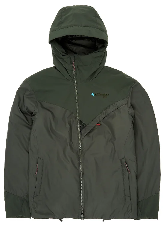 Stretch - fabric men jackets for unrestricted movement during workoutsKlattermusen Men's Urd Hood Jacket - Rosin Green Stretch - fabric men jackets for unrestricted movement during workoutsKlattermusen Men's Urd Hood Jacket - Rosin Green