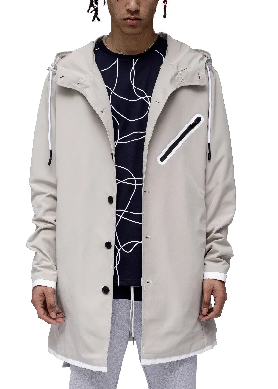 Slim - fit leather men jackets with a distressed finish for a rugged lookMen's Water Repellent Hooded Jacket Slim - fit leather men jackets with a distressed finish for a rugged lookMen's Water Repellent Hooded Jacket