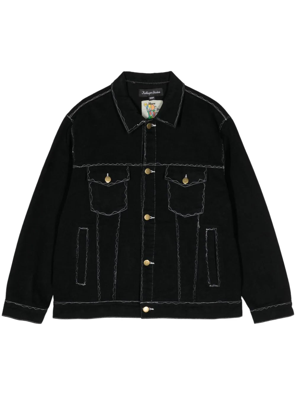 Men jackets with a zip - off sleeves to convert to a vestMessy Stitched Denim Jacket Men jackets with a zip - off sleeves to convert to a vestMessy Stitched Denim Jacket