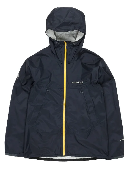 Men jackets with a hidden interior pocket for secure storageMontbell Men's Rain Hiker Jacket - Graphite Men jackets with a hidden interior pocket for secure storageMontbell Men's Rain Hiker Jacket - Graphite