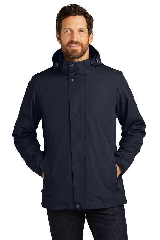 Windbreaker men jackets with UV protection for outdoor activitiesPort Authority Mens All Weather 3-in-1 Water Resistant Full Zip Hooded Jacket - River Navy Blue Windbreaker men jackets with UV protection for outdoor activitiesPort Authority Mens All Weather 3-in-1 Water Resistant Full Zip Hooded Jacket - River Navy Blue