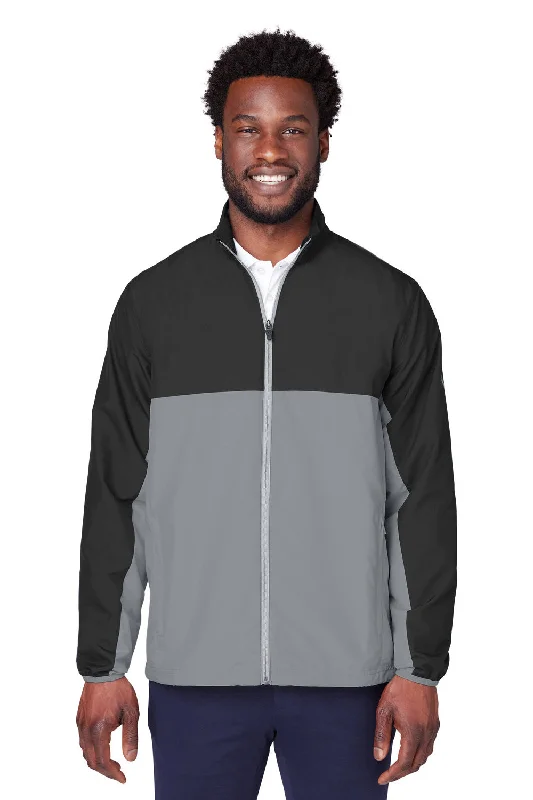 Performance - driven men jackets with breathable fabric for sportsPuma Mens 1st Mile Moisture Wicking Full Zip Wind Jacket - Black/Quiet Shade Grey Performance - driven men jackets with breathable fabric for sportsPuma Mens 1st Mile Moisture Wicking Full Zip Wind Jacket - Black/Quiet Shade Grey