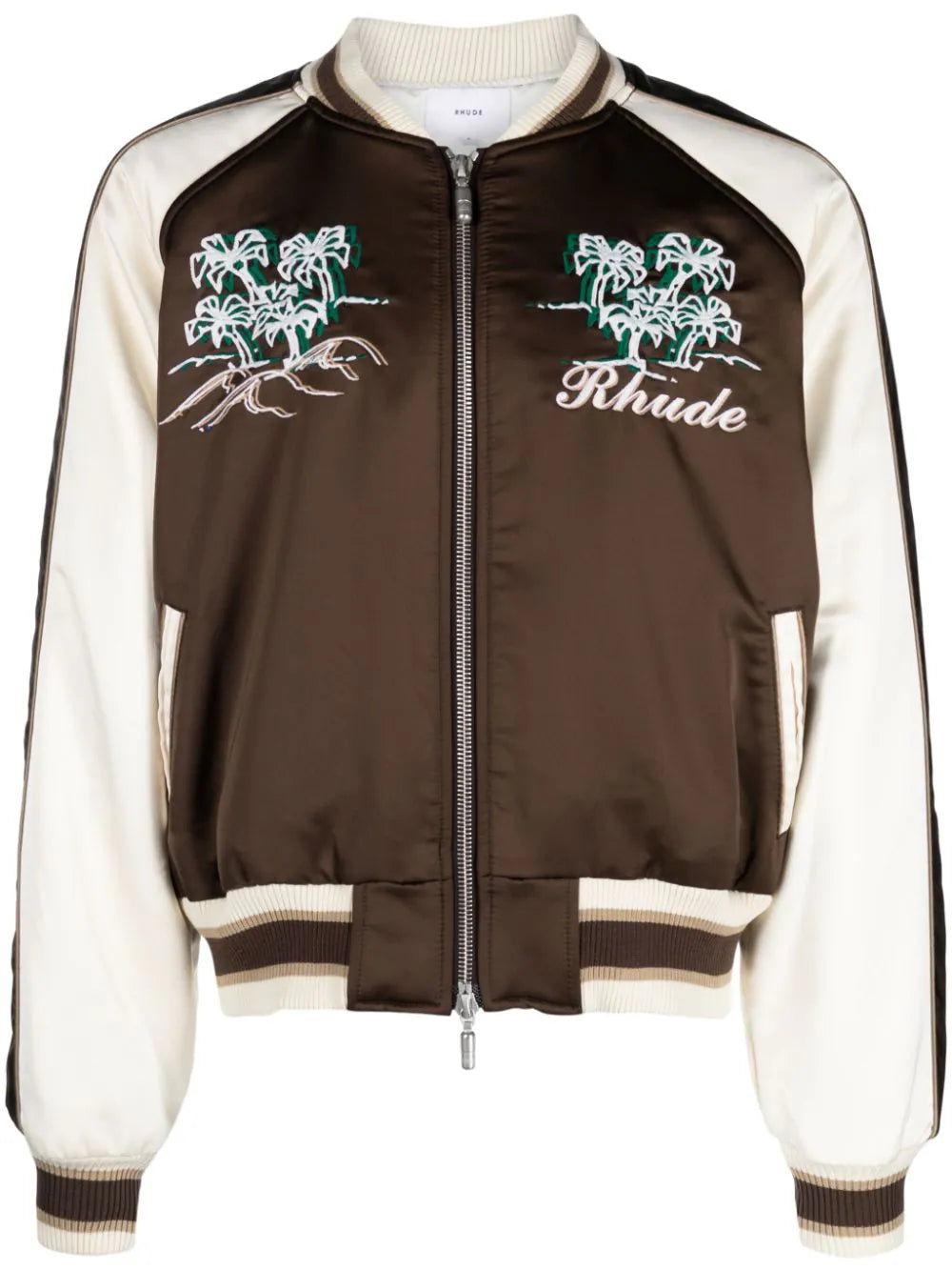 Slim - fit leather men jackets with a distressed finish for a rugged lookSouvenir Embroidered Bomber Jacket Slim - fit leather men jackets with a distressed finish for a rugged lookSouvenir Embroidered Bomber Jacket
