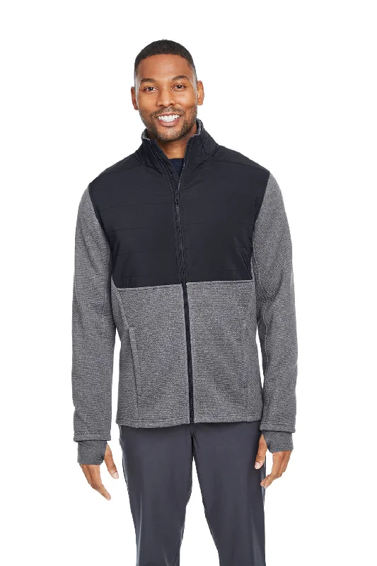 Performance - driven men jackets with breathable fabric for sportsSpyder Mens Pursuit Full Zip Jacket - Heather Black/Black Performance - driven men jackets with breathable fabric for sportsSpyder Mens Pursuit Full Zip Jacket - Heather Black/Black