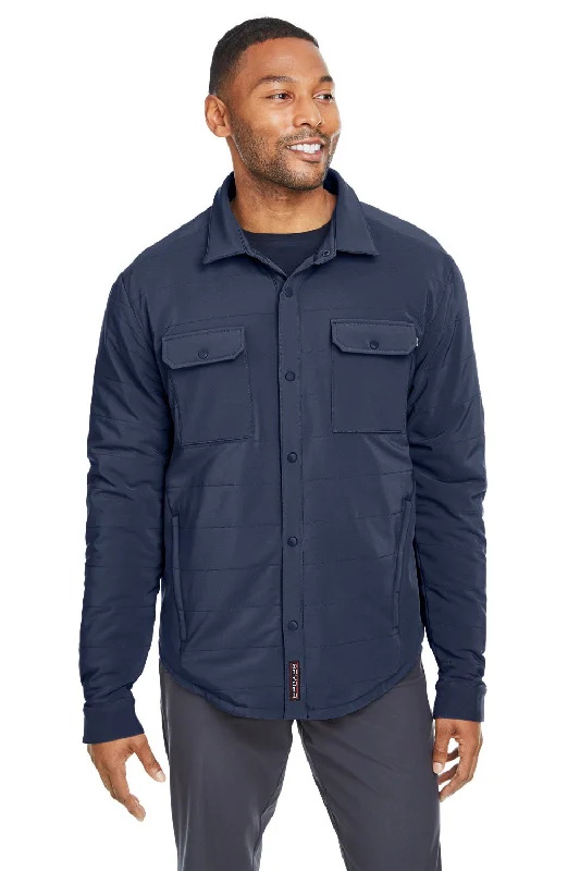 Tailored men jackets to pair with formal trousers for business meetingsSpyder Mens Transit Full Snap Down Shirt Jacket - Frontier Blue Tailored men jackets to pair with formal trousers for business meetingsSpyder Mens Transit Full Snap Down Shirt Jacket - Frontier Blue