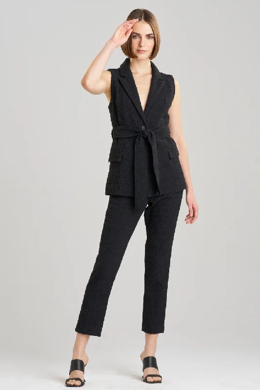Lightweight men jackets made from recycled nylon for eco - friendly travelStretch Texture Jacquard Sleeveless Jacket Lightweight men jackets made from recycled nylon for eco - friendly travelStretch Texture Jacquard Sleeveless Jacket