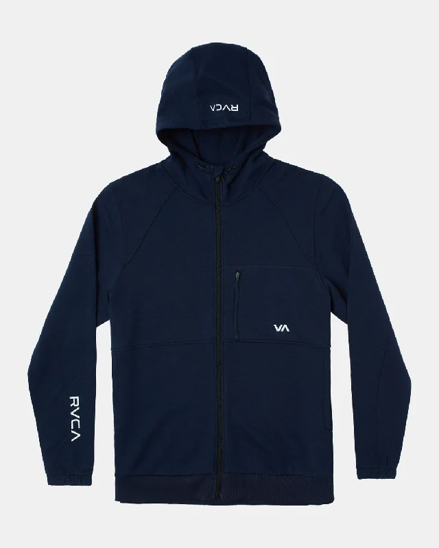 Embroidered men jackets with intricate floral designs for a unique aestheticTech Zip-Up Fleece Hoodie II - Navy Embroidered men jackets with intricate floral designs for a unique aestheticTech Zip-Up Fleece Hoodie II - Navy