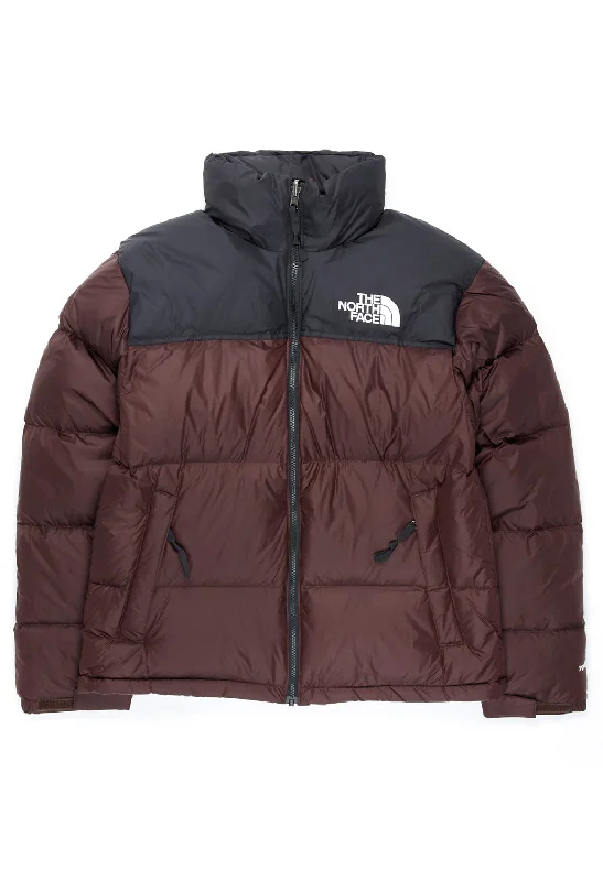 Checkered men jackets in a plaid pattern for a preppy appearanceThe North Face 1996 Retro Nuptse Men's Jacket - Coal Brown-TNF Black Checkered men jackets in a plaid pattern for a preppy appearanceThe North Face 1996 Retro Nuptse Men's Jacket - Coal Brown-TNF Black