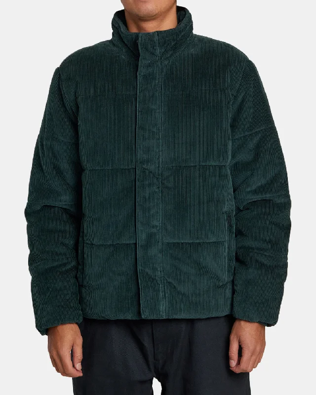 Bomber men jackets with ribbed cuffs for a classic 80s styleTownes Quilted Jacket - Hunter Green Bomber men jackets with ribbed cuffs for a classic 80s styleTownes Quilted Jacket - Hunter Green